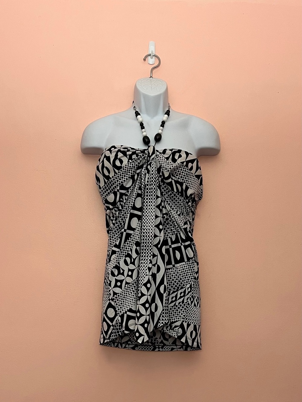 Vintage Y2K Gitano Patterned Halter Top 18/20